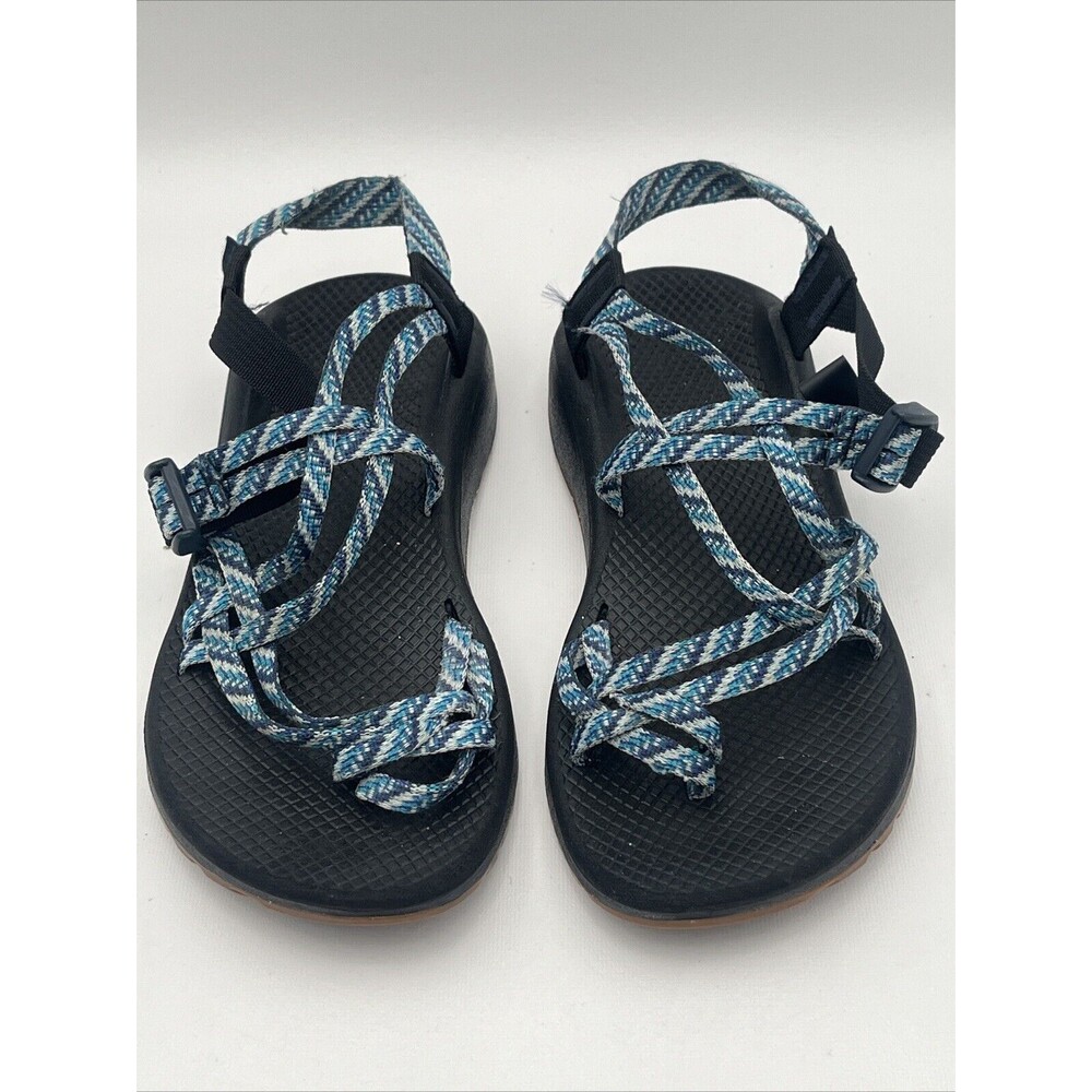 Chaco Blue/Black ZX/2 Cloud Strappy Sandal Women's US Sz 11 Outdoor Hiking